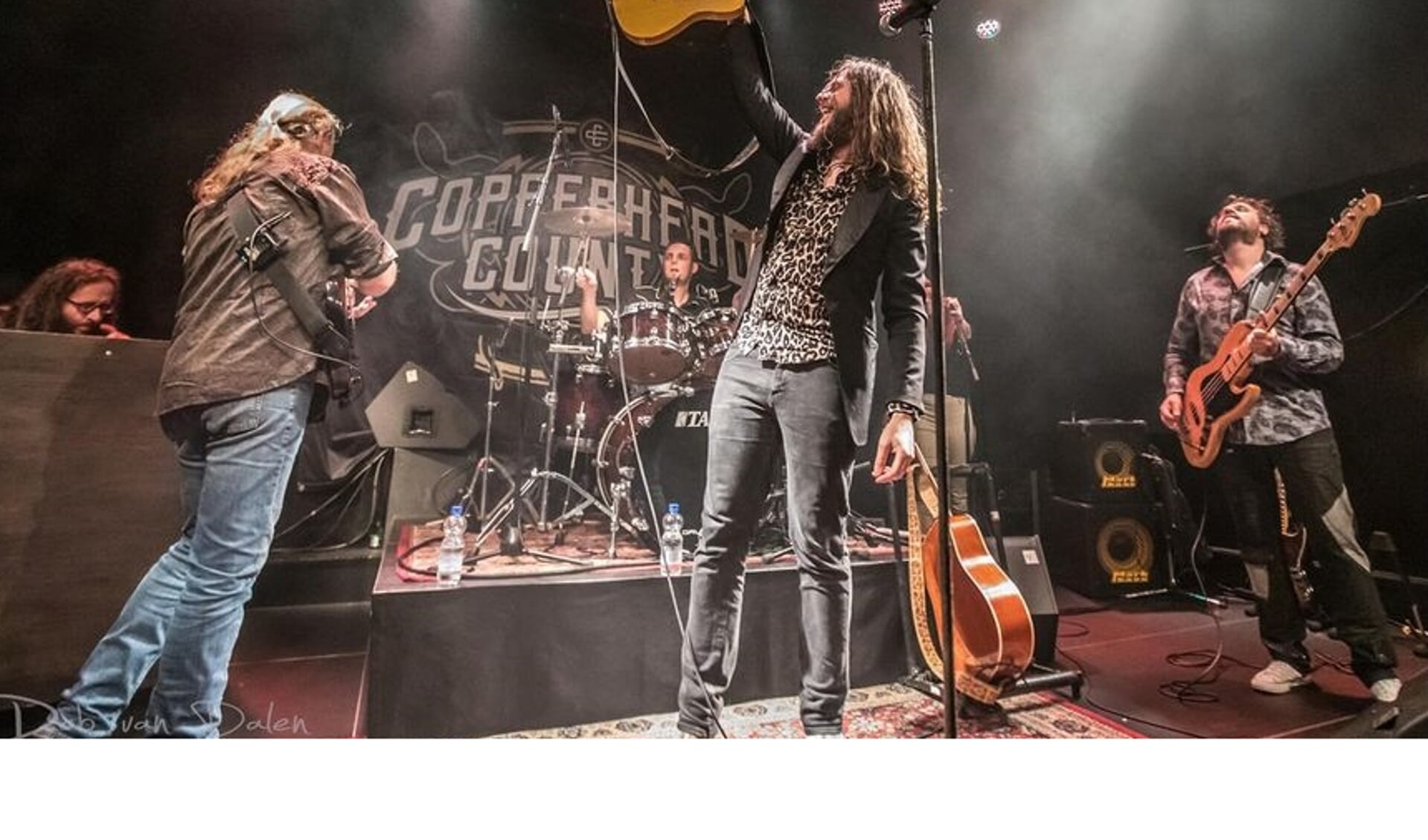 Een live-optreden van de band Copperhead County. Foto: PR