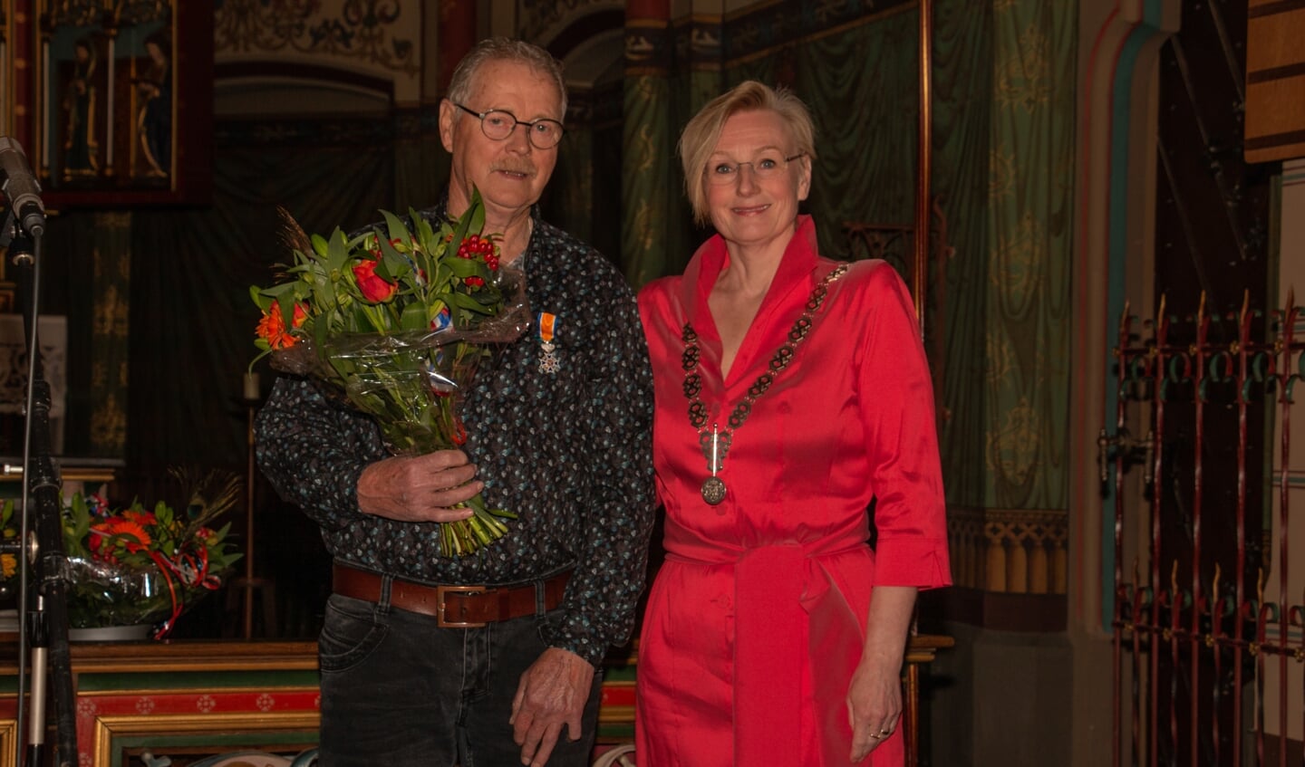 Bennie te Lindert uit Halle: Lid in de Orde van Oranje Nassau. Foto: Liesbeth Spaansen