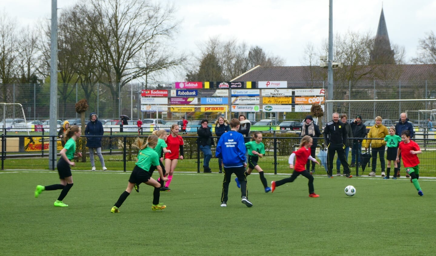 Het toernooi bij de meisjes werd gewonnen door De Driesprong. Foto: Jan Hendriksen 