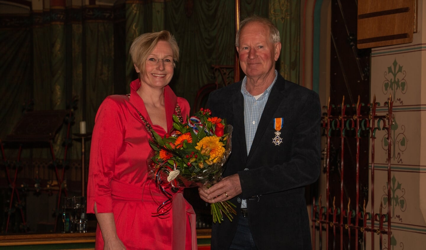 Ton Rutting uit Vorden: Ridder in de Orde van Oranje Nassau. Foto: Liesbeth Spaansen 