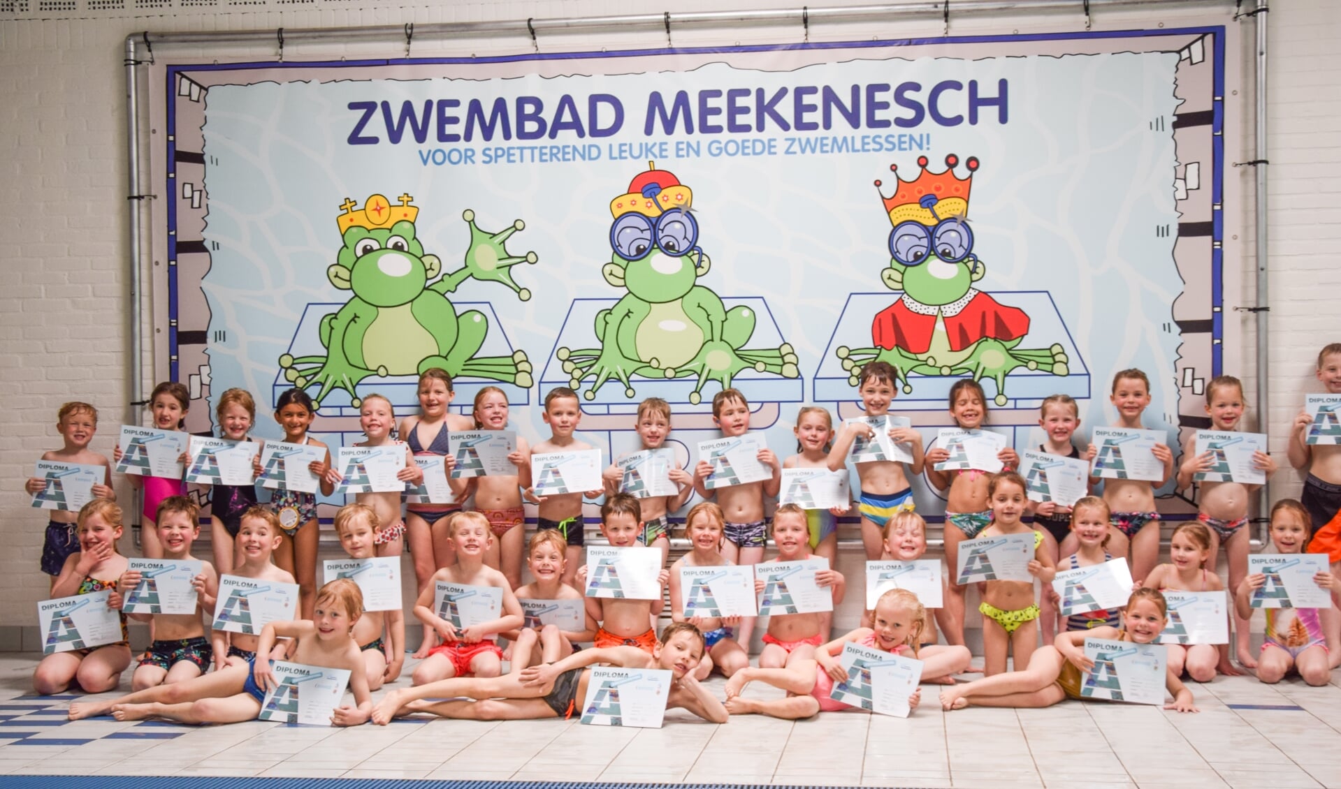 Geslaagd voor diploma A! Foto: Zwembad Meekenesch