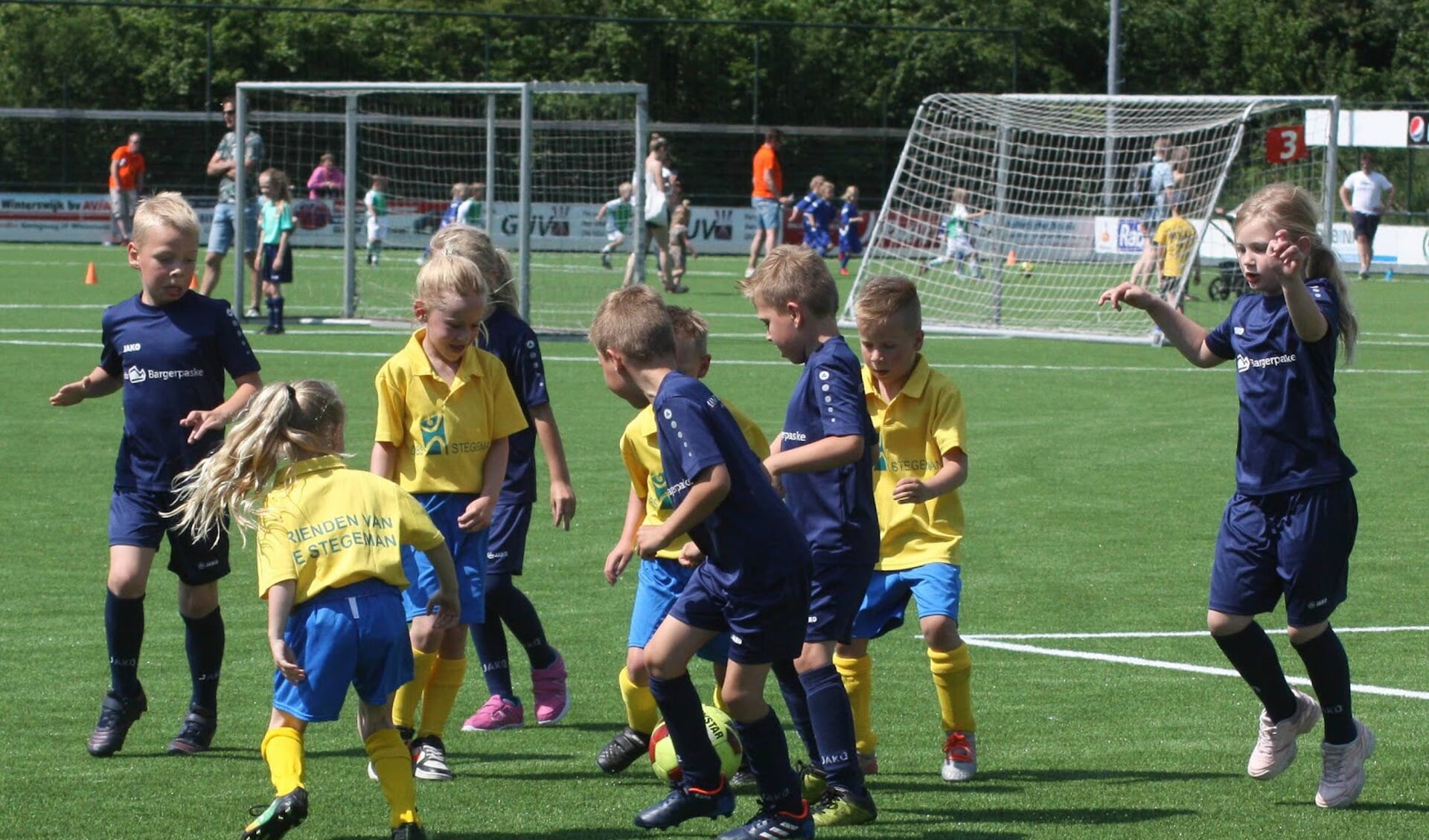 Wederom volop voetbal plezier voor Winterswijks jongste jeugd. Foto: PR FC Trias/Jan Wilterdink