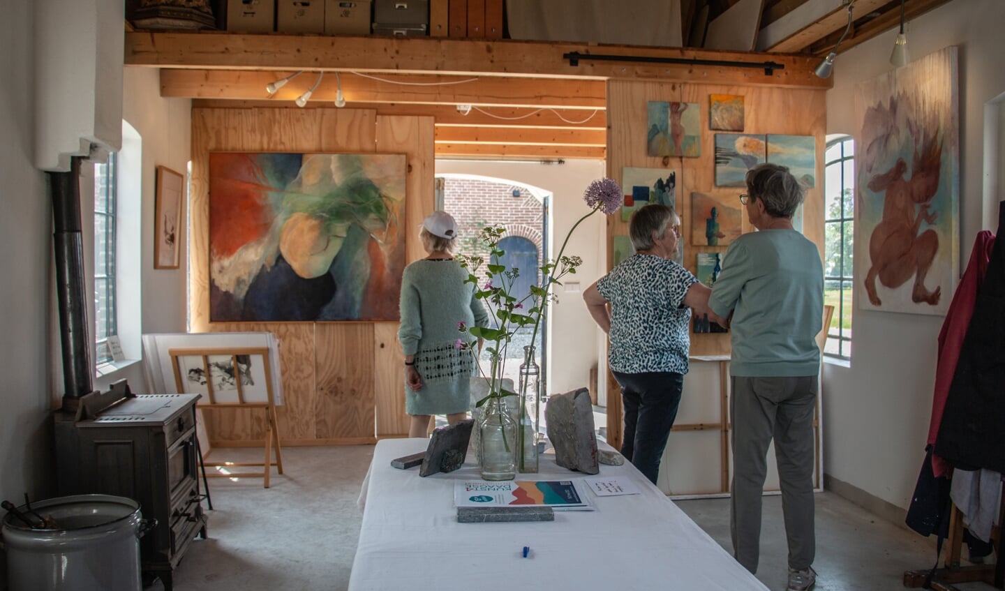Het atelier 'De Werkplaats' van Liesbeth Romeijn in Hengelo. Foto: Liesbeth Spaansen 