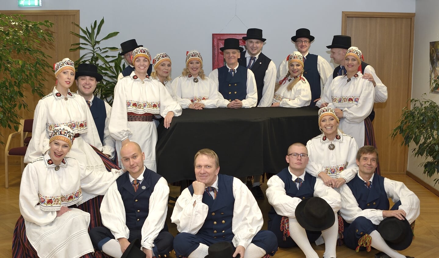 Dansgroep uit Estland. Foto: PR
