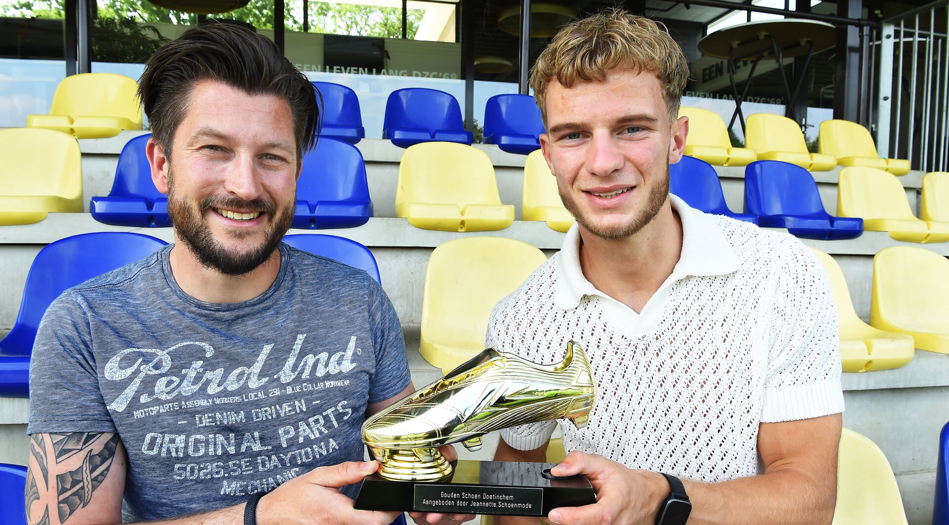 Gouden Schoen Doetinchem voor Jesper Vonk DZC 68 Het laatste