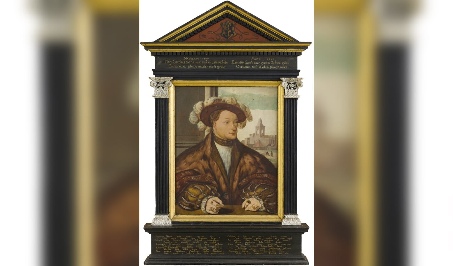 Portret Karel van Egmond (1467-1538), Hertog van Gelre, Graaf van Zutphen, 17e eeuw, Museum Arnhem. Foto Peter Cox