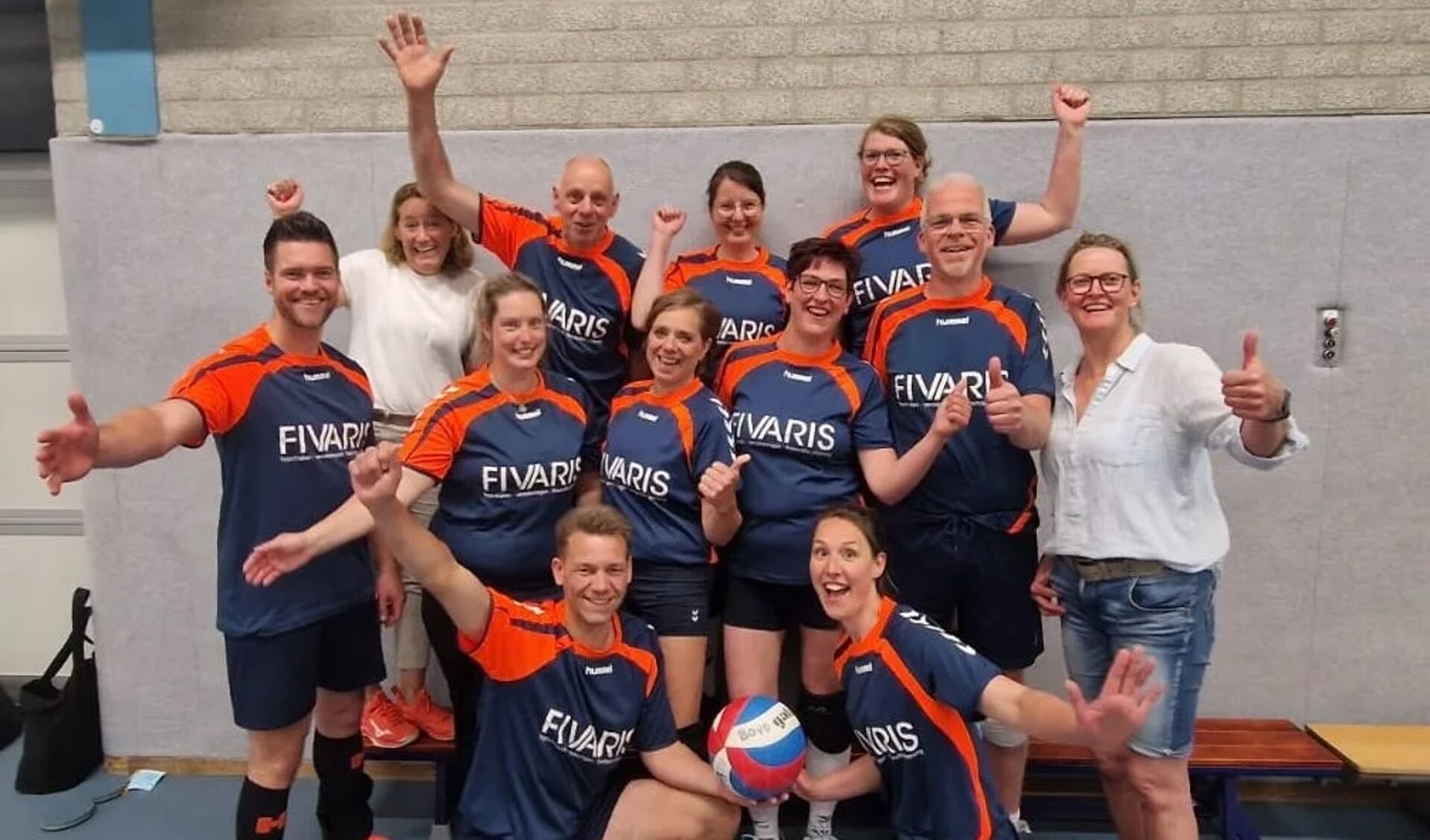 De vice-kampioenen recreatief volleybal van Nederland