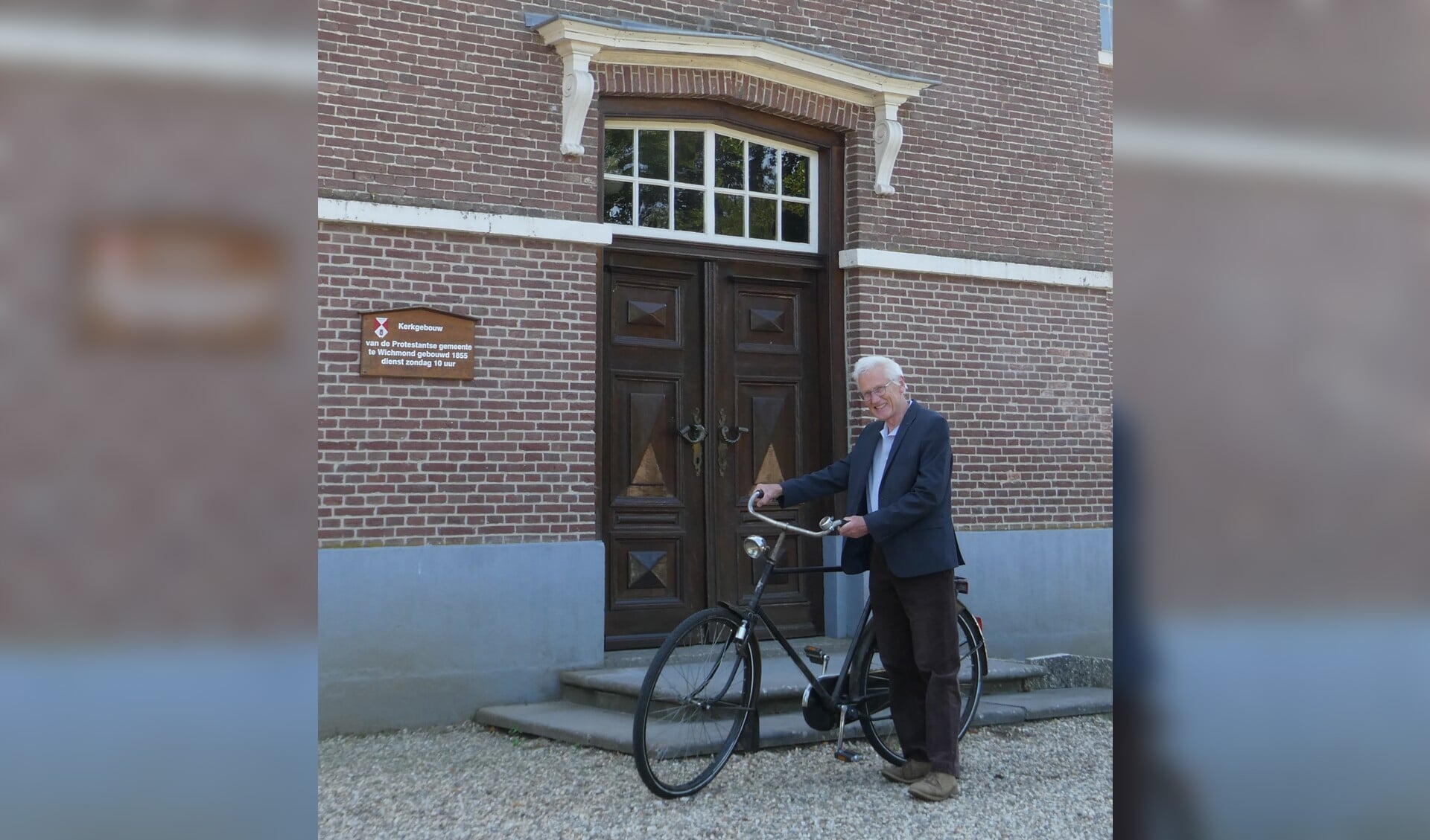 Dominee Tim Wiersum ging veelal zonder afspraak op bezoek  bij de Wichmondse gemeenteleden. Foto: Jan Hendriksen