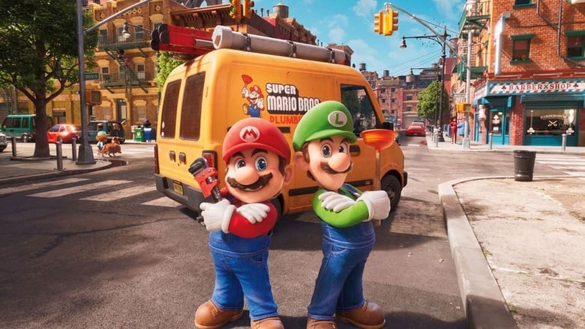 Loodgieter Mario en zijn broer Luigi, wereldberoemd van de games, zijn nu ook op film te bewonderen. Foto: PR