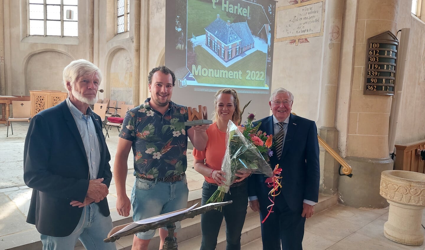 Vlnr Wim Lobeek, Sjoerd Frielink, Anne Ebbers en Hans Donderwinkel. Foto: Han van de Laar
