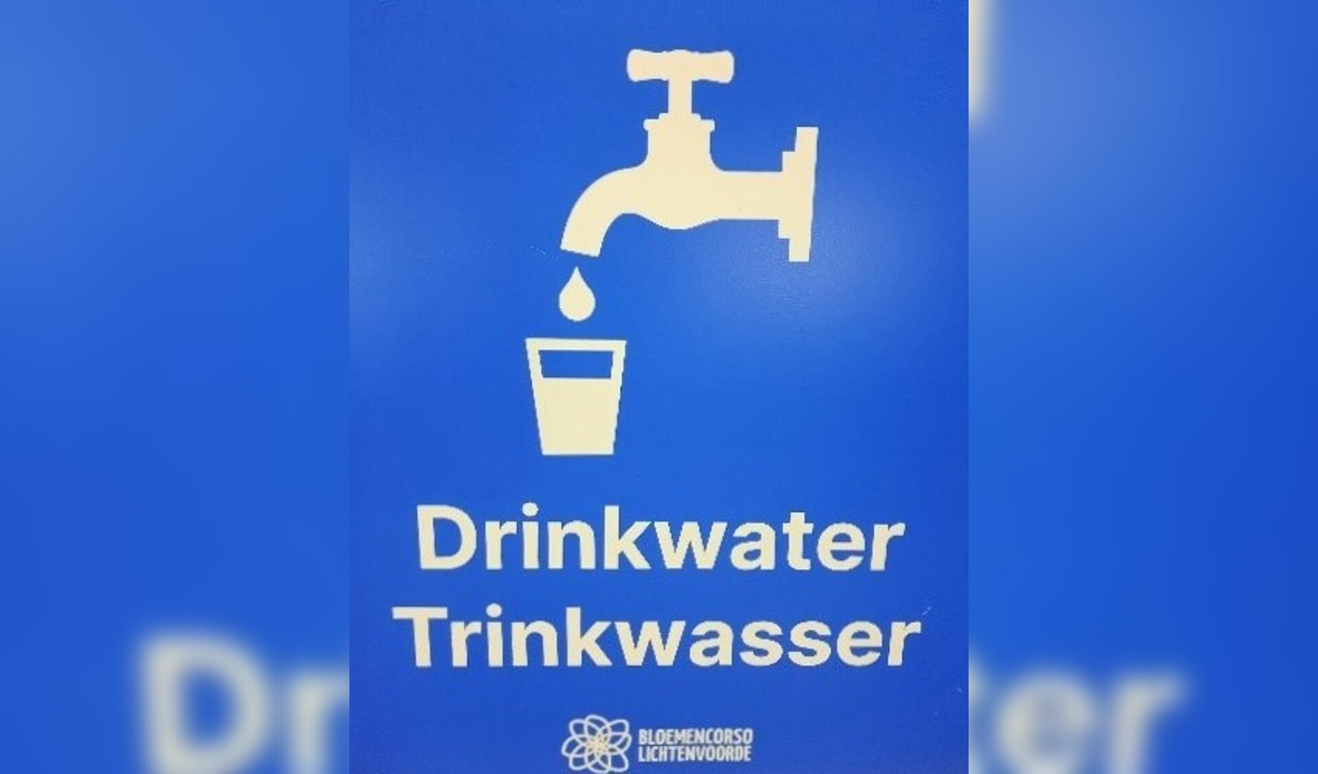 Logo van het gratis drinkwaterpunt.