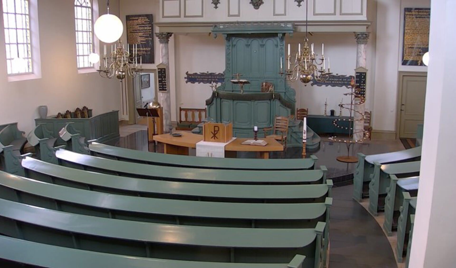 De historische kerk in Terborg met haar authentieke elementen