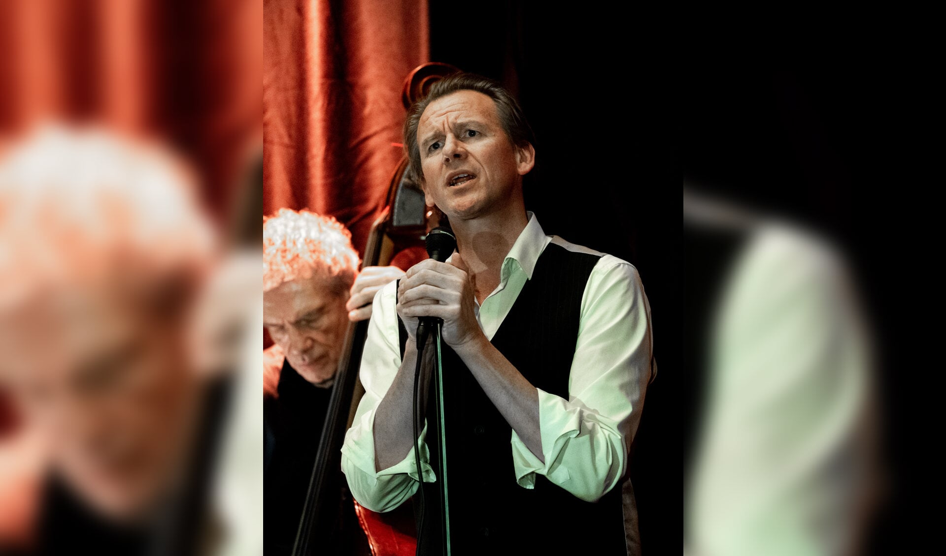 Niels van der Gulik brengt een ode aan Ramses. Foto: Jaap Reedijk