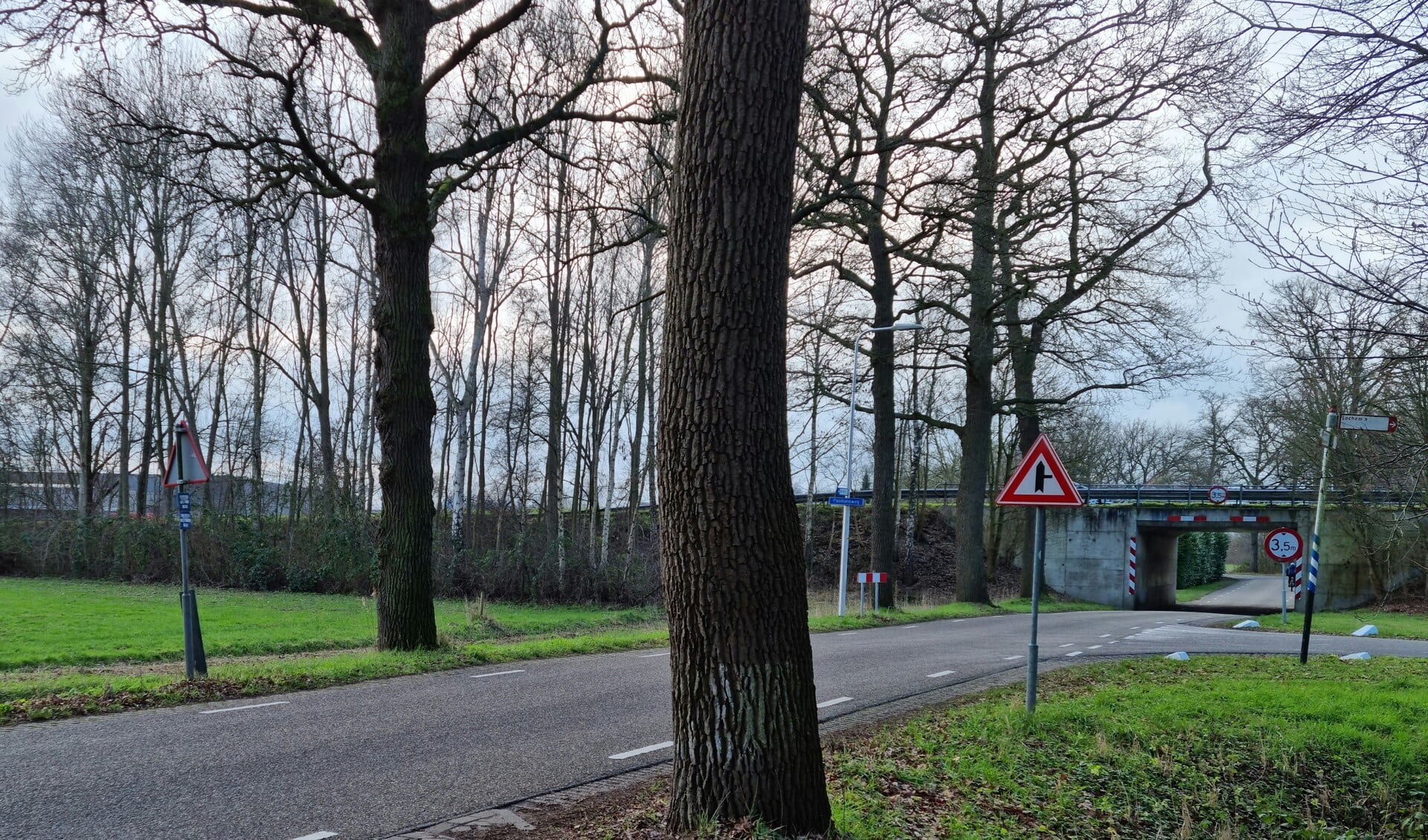 De bewuste ongelijkvloerse kruising N825 met de Oude Diepenheimseweg. Foto: Rob Weeber