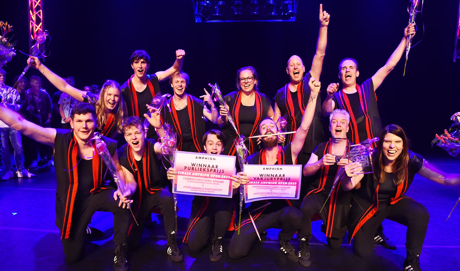 the Shuffle percussion group uit Groenlo. Foto: Roel Kleinpenning