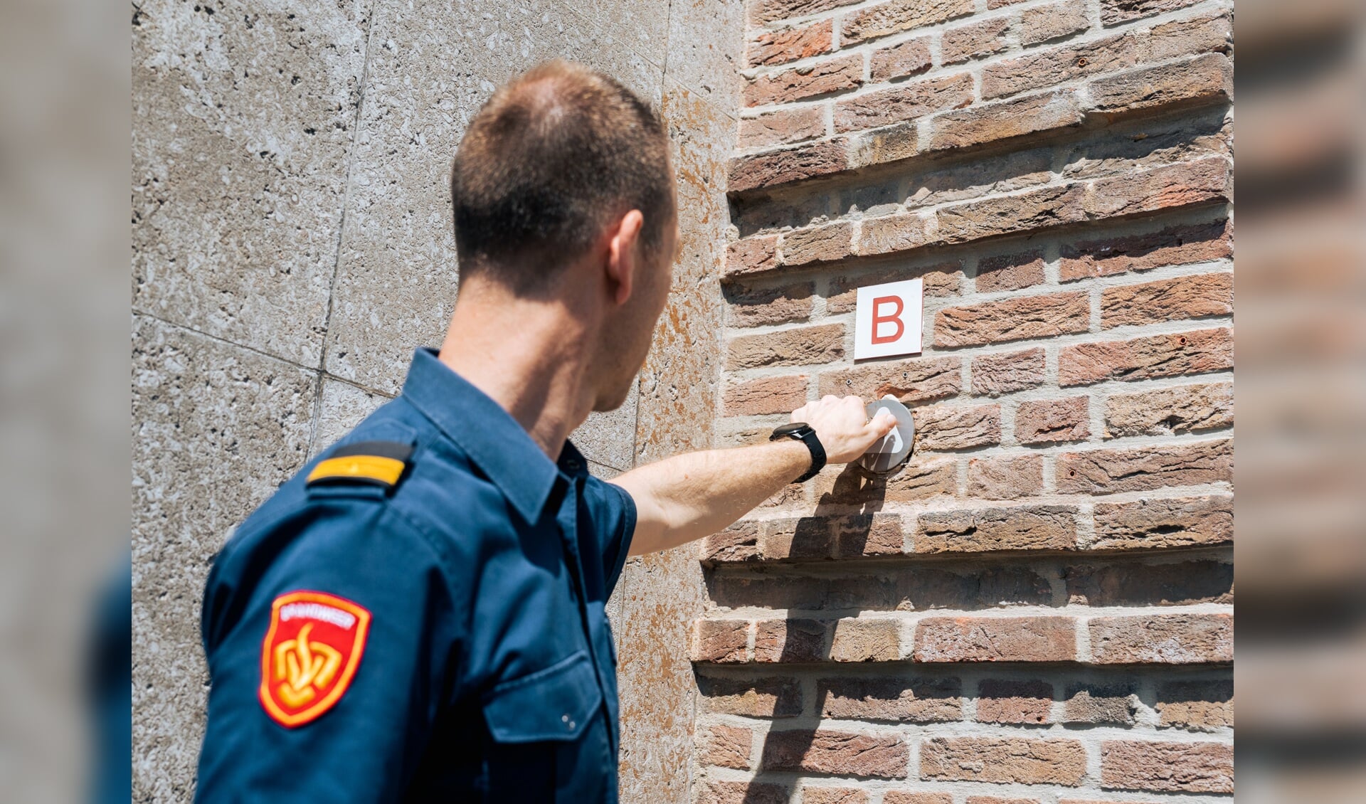 Een sleutelbuis zoals de brandweer deze nu nog gebruikt. Foto: Brandweer VNOG