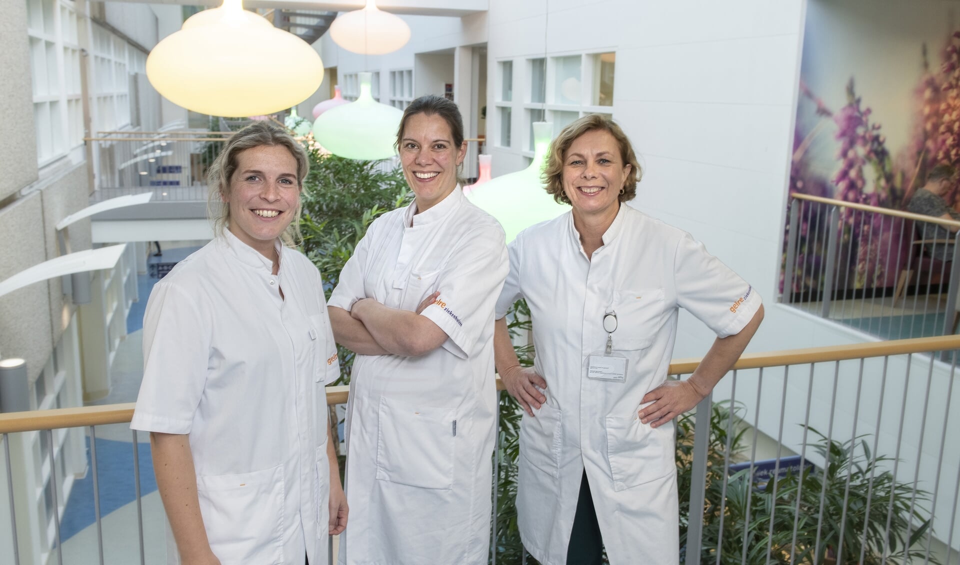 Zorgverleners AYA-team in Gelre ziekenhuizen. Foto: Medische Fotografie Gelre ziekenhuizen