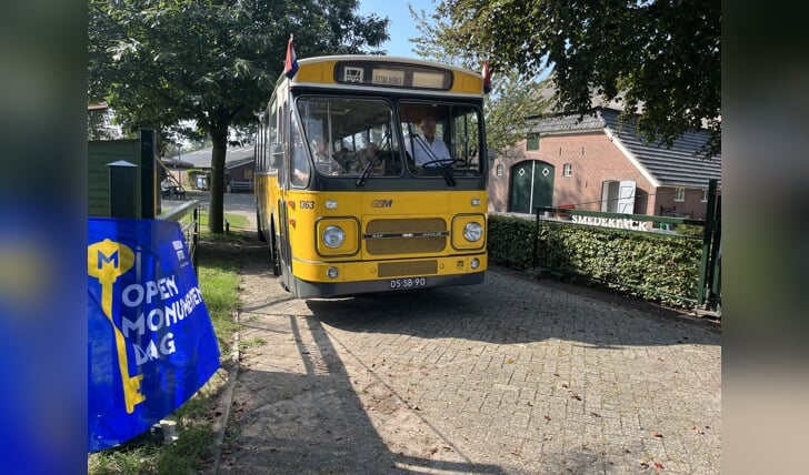 GSM-busverbinding tijdens Open Monumentendag Bronckhorst 2023. Foto: Frank van Setten