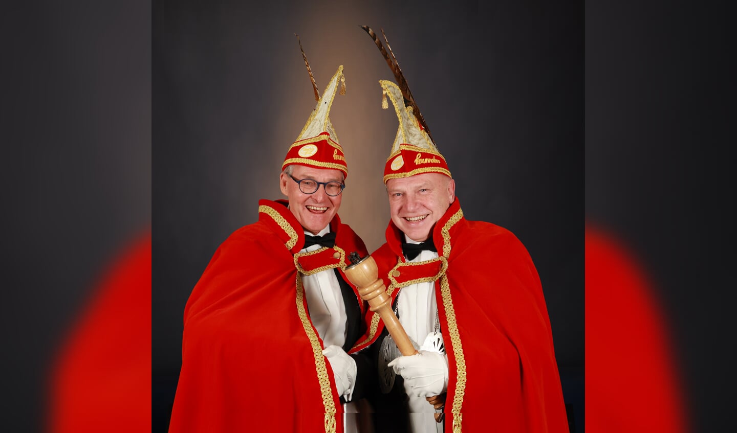 Tweedejeugdhoogheden Prins Pim (rechts) en Adjudant Ben