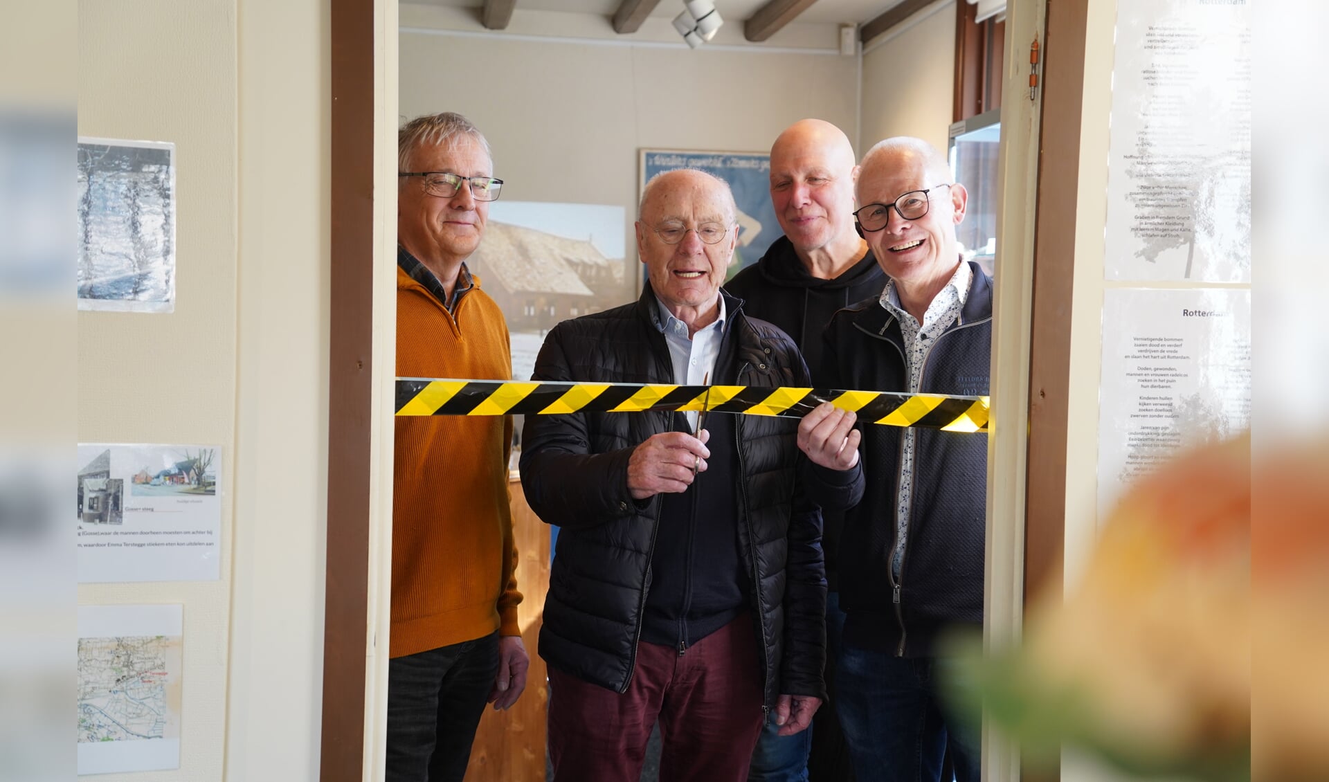 Vlnr: Willem Geven, Rudi Ostermann, René Westendorp en Aloys Geven. Foto: Frank Vinkenvleugel