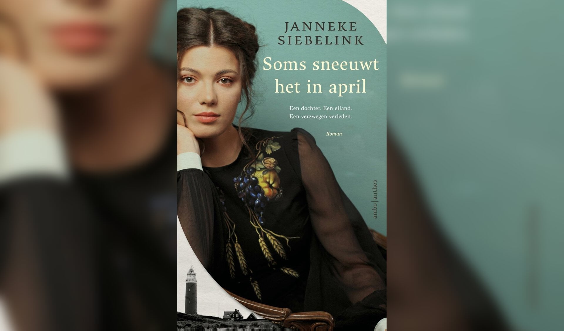 De cover van de roman Soms sneeuwt het in april van Janneke Siebelink. Foto: PR