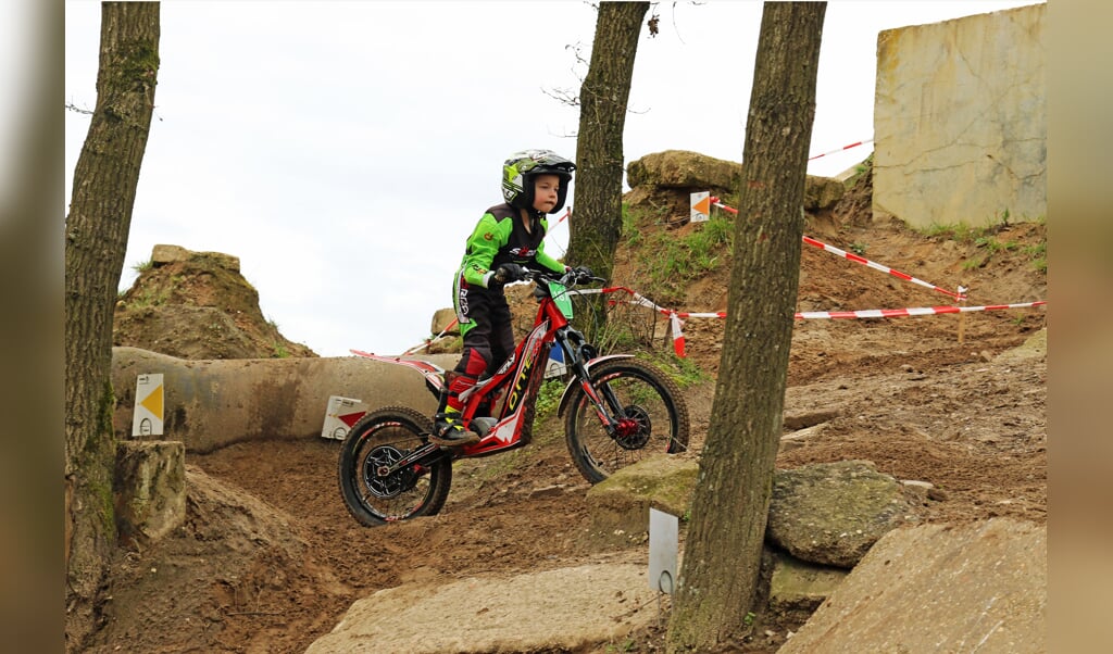 Duc Peters is deelnemer in de Pupillenklasse aan de NK jeugd. Foto: Wiljan te Mebel