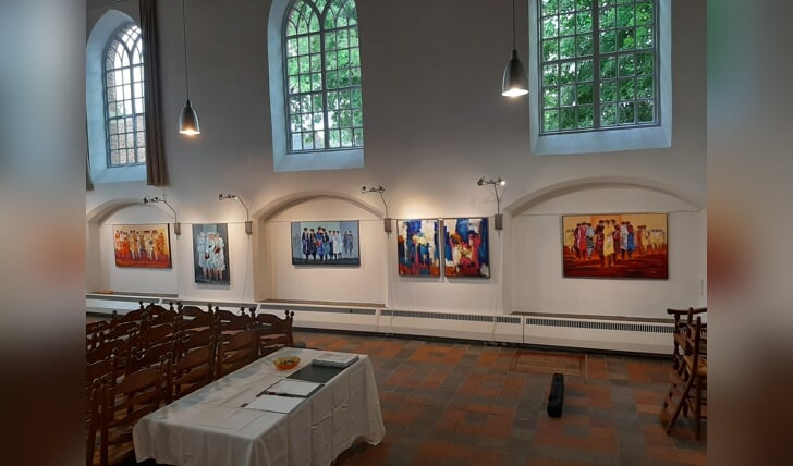 Expositie van Anne von Drehle in de Kapel van Bronkhorst. Eigen foto