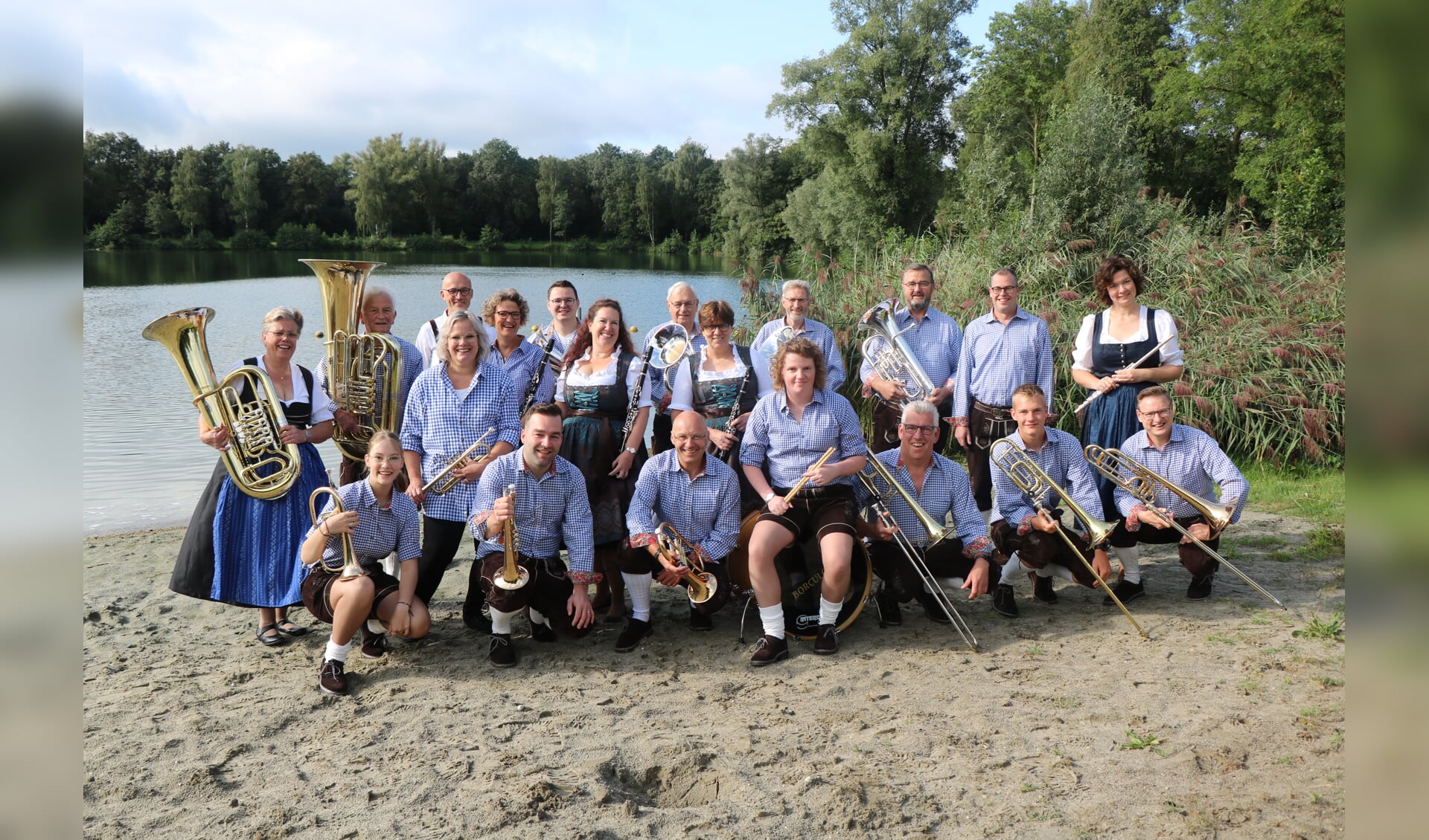 De Borchländer Musikanten uit Borculo organiseren het landelijke blaaskapellenfestival. Foto: Henk Oltvoort