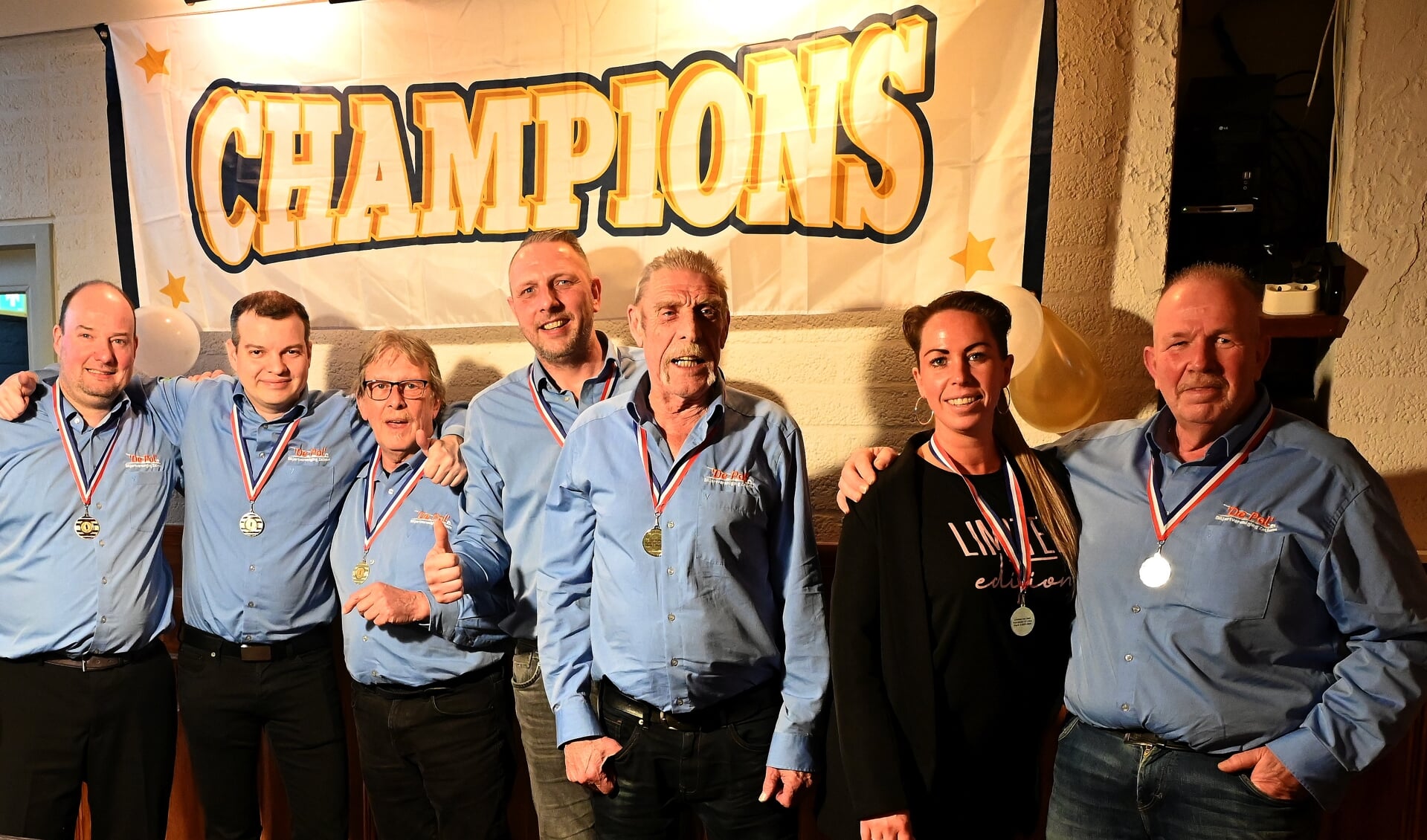Het eerste team van de Pol Zelhem is kampioen 2024.Foto: Rob Verkerke