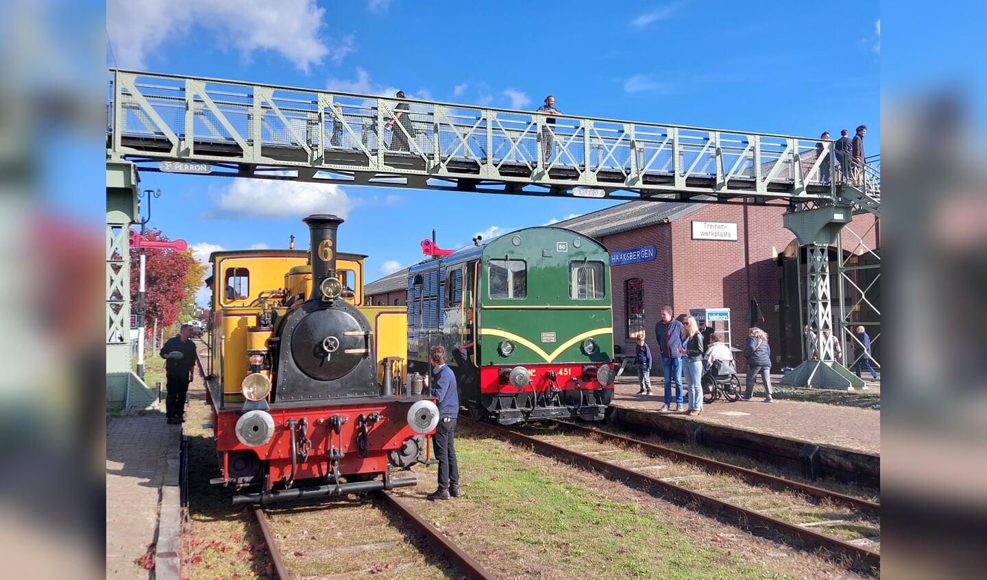 Bij Museum Buurtspoorweg kan van april tot en met oktober weer worden getreind met bijzondere stoomlocomotieven. Foto: Noah van Kipshagen