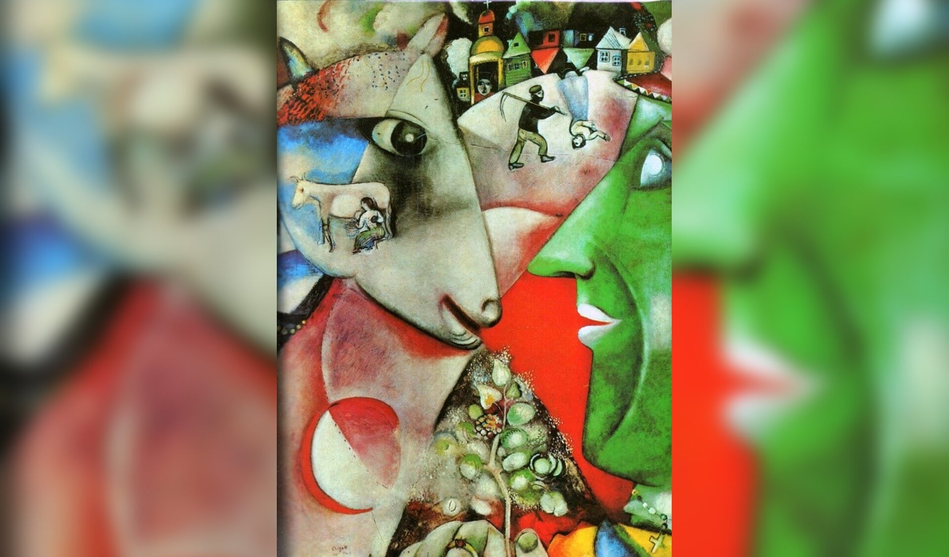 Ds. Joop Mol vertelt over De wondere wereld van Marc Chagall. Foto: PR