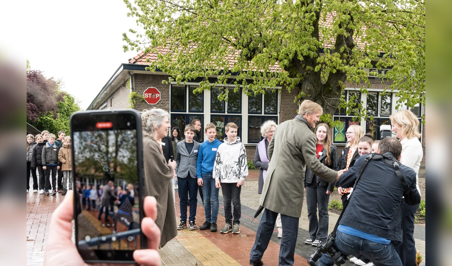 Koning Willem-Alexander bezoekt BMV Mariënvelde. Foto: Janette van Egten
