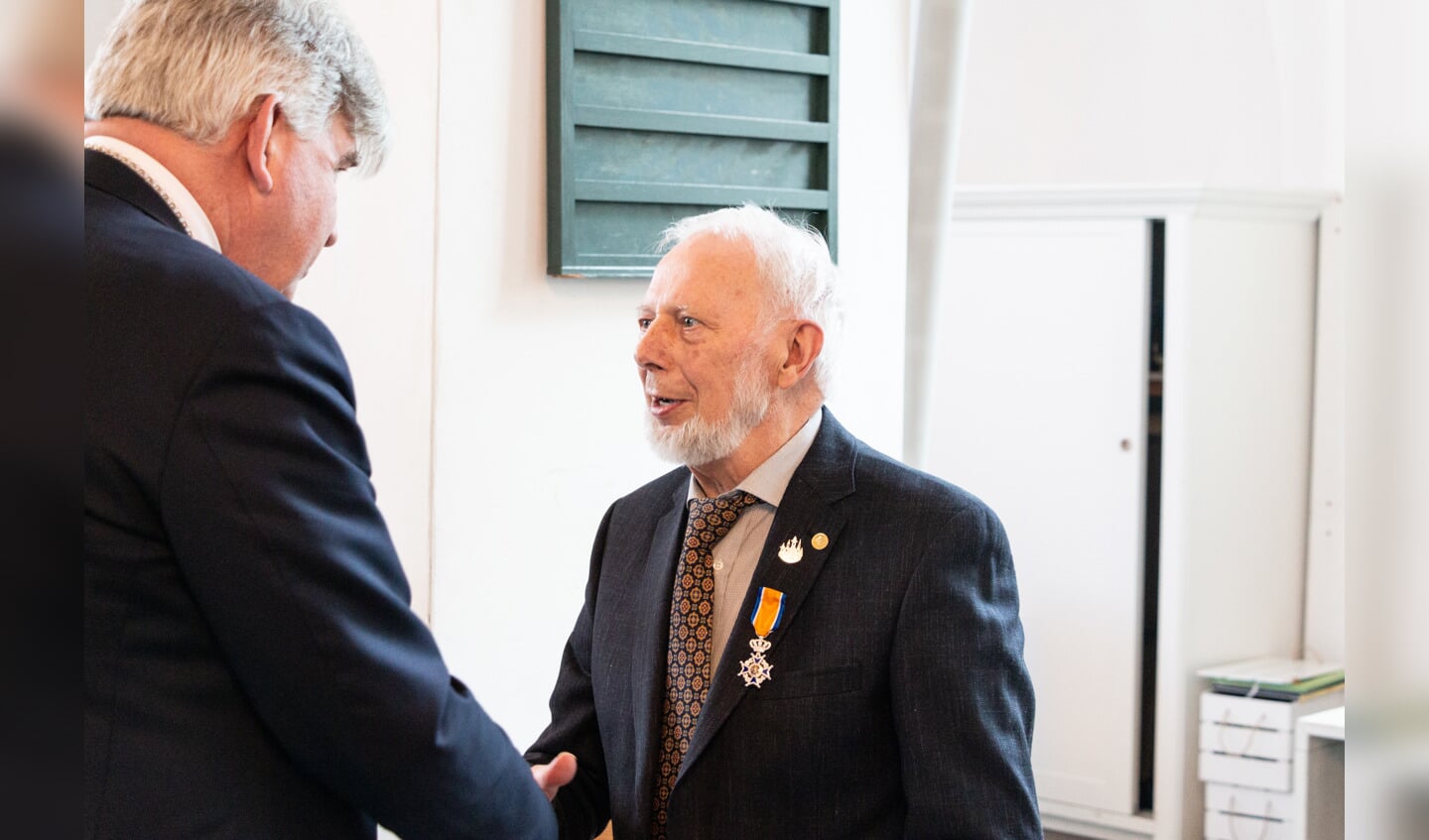 Jan Rossel (79) - Lid in de Orde van Oranje-Nassau. Foto: Henk Derksen