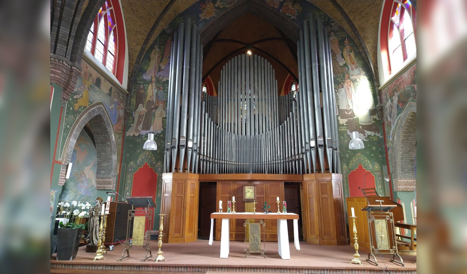 Het Pels Orgel Opus241 in de Antonius van Padua kerk. Eigen foto