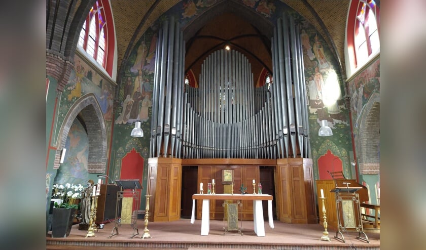 Het Pels Orgel Opus241 in de Antonius van Padua kerk. Eigen foto