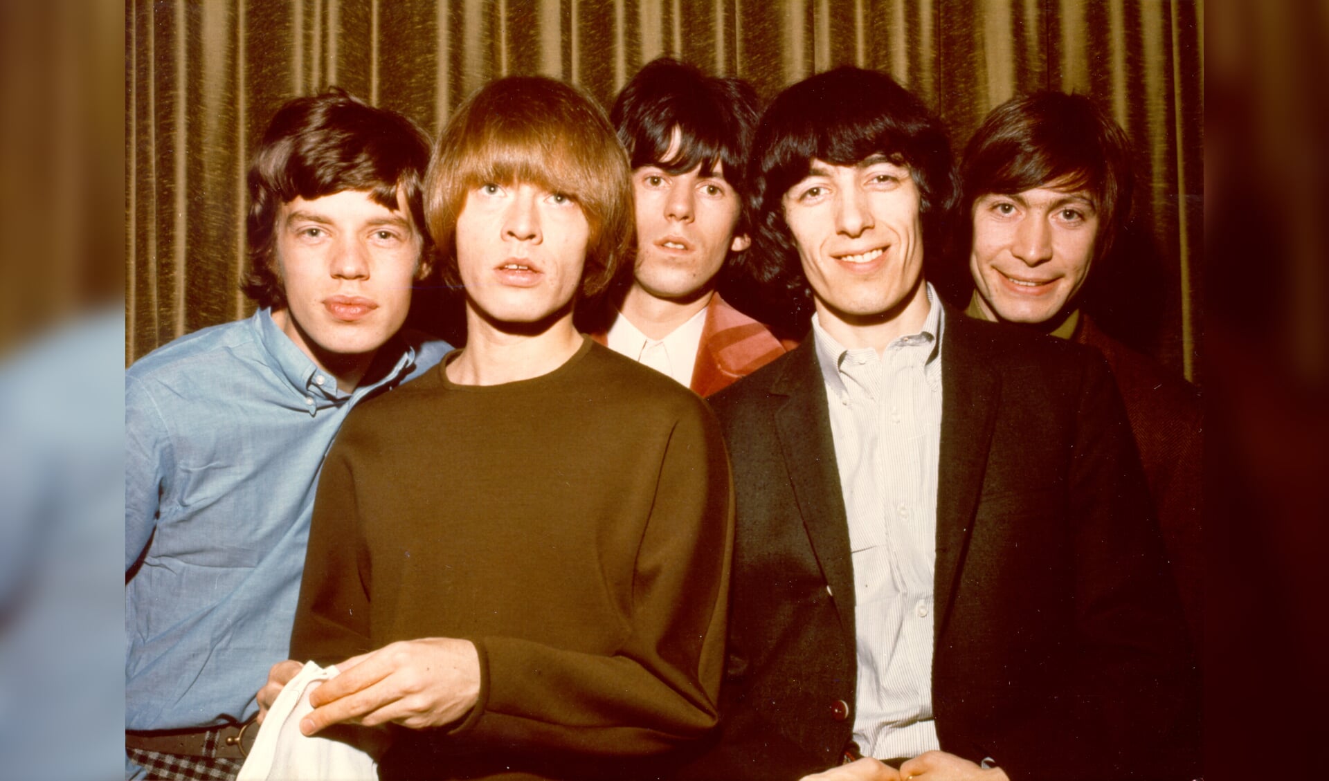 The Rolling Stones in 1964: (v.l.n.r.) Mick Jagger, Brian Jones, Keith Richards, Bill Wyman en Charlie Watts. (Foto:  Michael Ochs Archives/Getty Images)