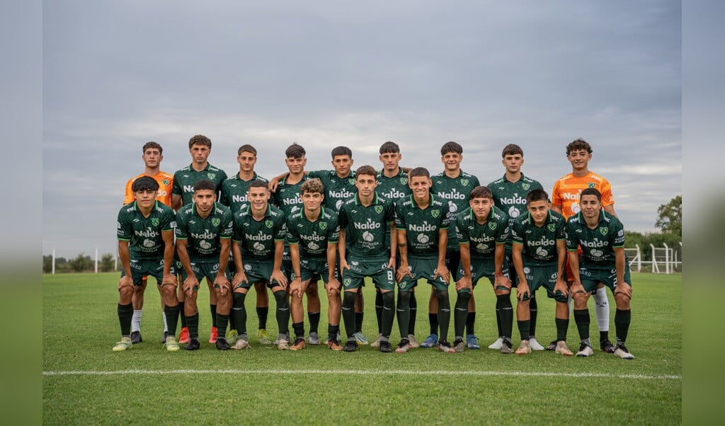 Het Onder 19-team van het Argentijnse CA Sarmiento neemt zowel aan het toernooi in Ruurlo als dat in Terborg deel. Foto: PR
