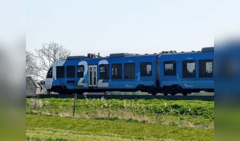 Dieseltrein onderweg van Zutphen naar Lochem. Archieffoto: Henri Bruntink