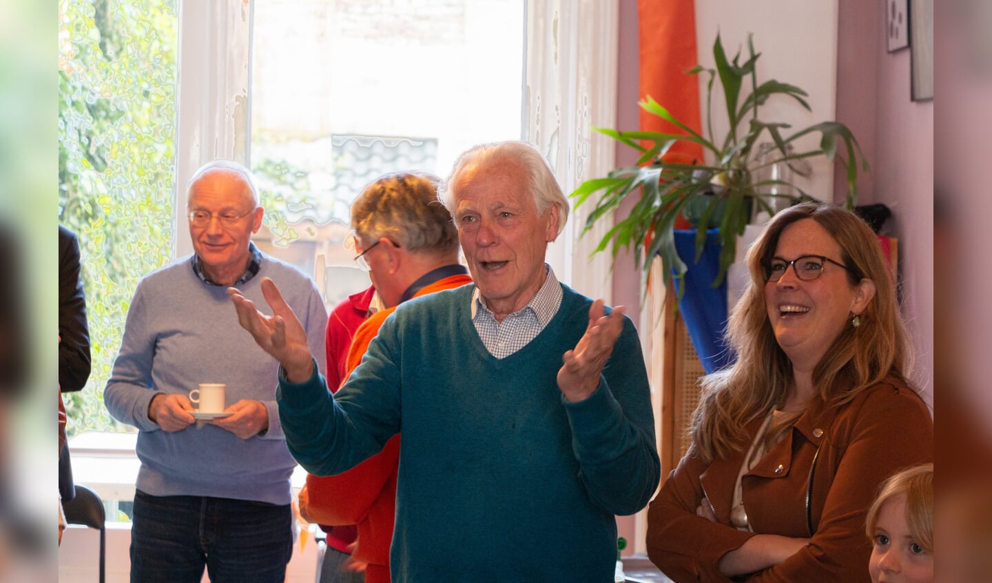 Jan te Lindert (78) - Ridder in de Orde van Oranje-Nassau. Foto: Henk Derksen