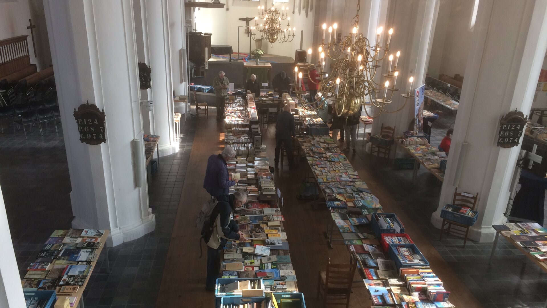 De boekenmarkt. Foto: PR