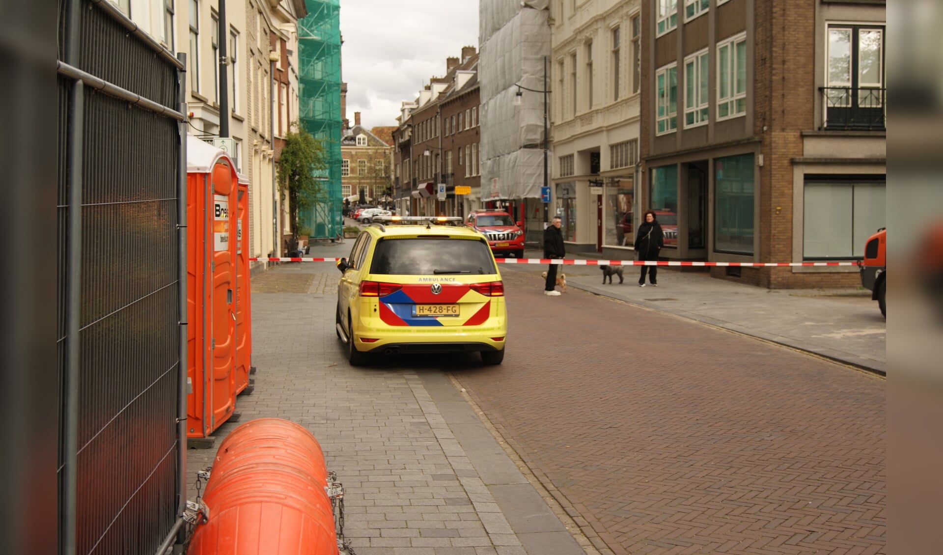 Marspoortstraat afgezet na melding van explosief. Foto: AS Media