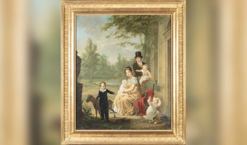Familieportret, toegeschreven aan Adriaan de Lelie, 1815, particuliere collectie. Foto: PR