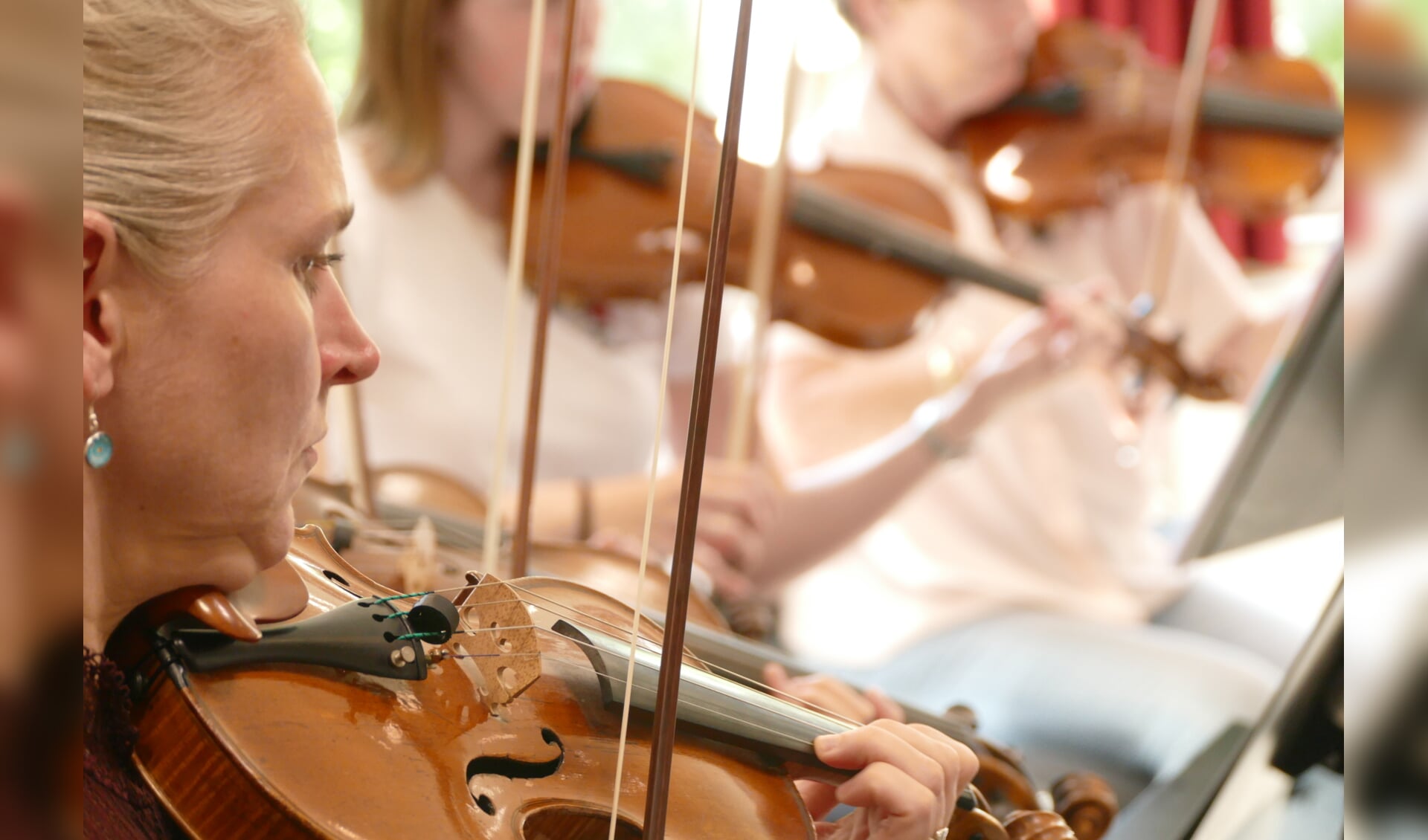 Op deze dag werken strijkers van alle leeftijden samen in een orkest aan mooie muziek. Foto: PR