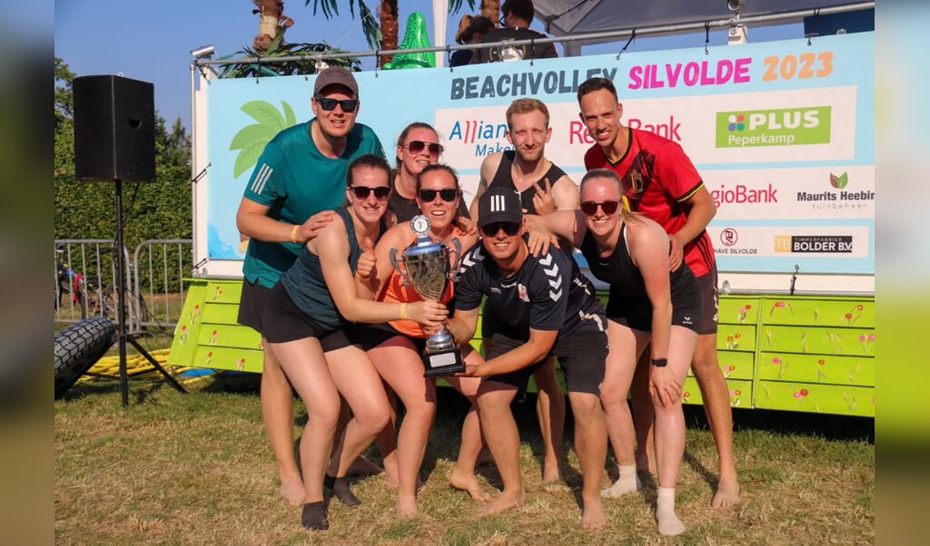 Leukste Meisjes & Co won in 2023 Beachvolley Silvolde. Foto: Michel Schwartz