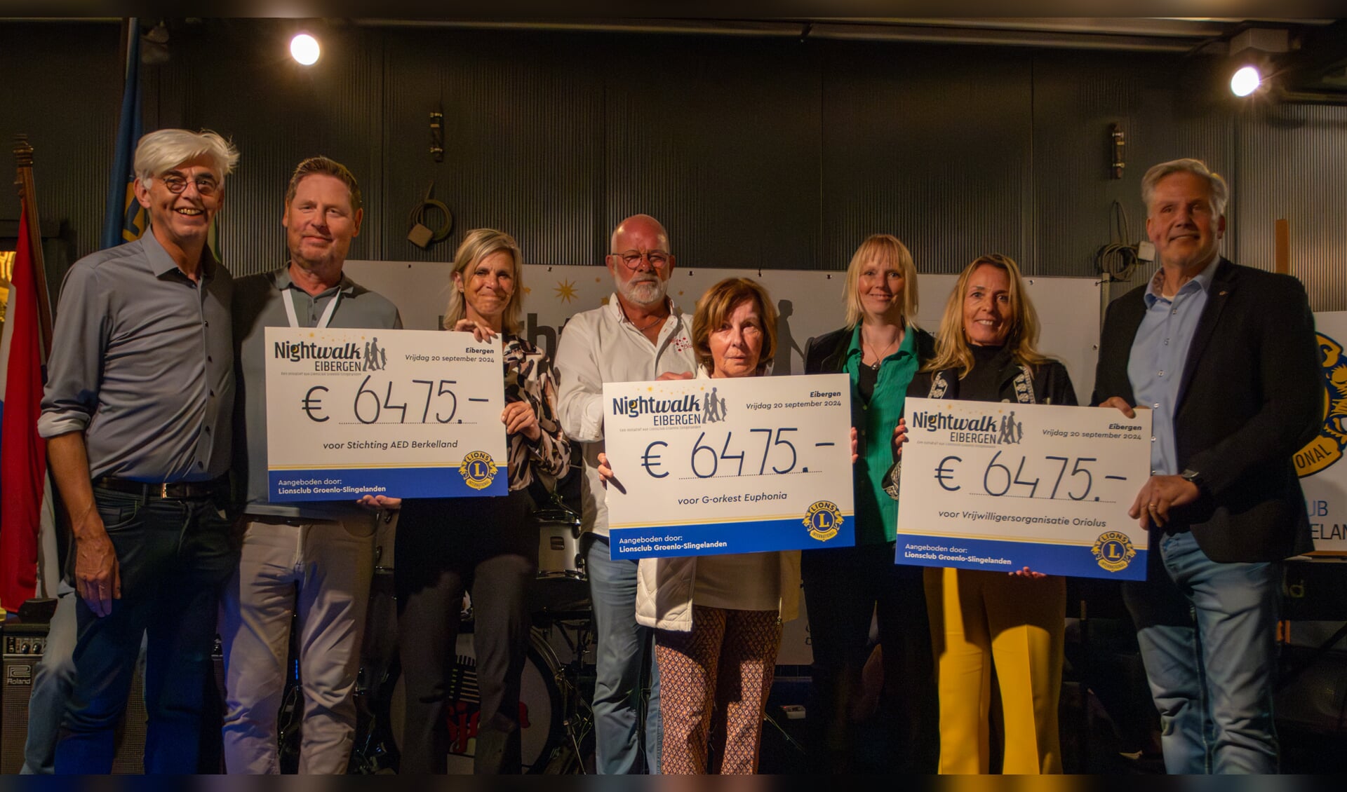 Wandelaars Nightwalk Eibergen Lopen 21.525 Euro Bij Elkaar ...