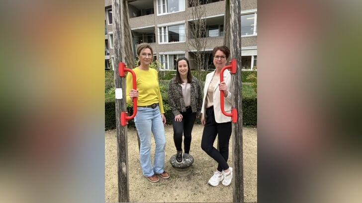 (Vlnr) Jacqueline Gussinklo, Daphne Deunk en Miranda Krabben. Foto: PR