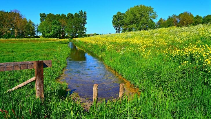 Tijdens het onttrekkingsverbod is het verboden om water te halen uit rivieren, beken en sloten. Beeld ter illustratie, bron: Pixabay