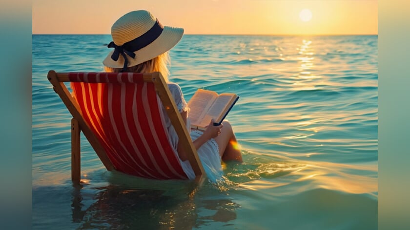 Lezen in de zomer. Foto: PR