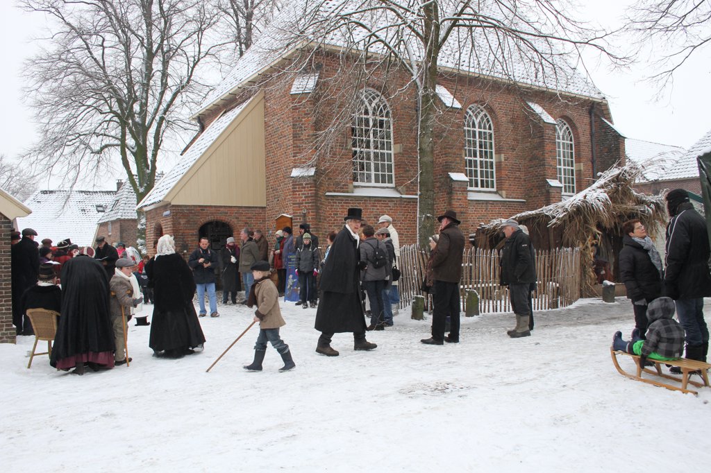 Kerstfair in de sfeer van Dickens in Bronkhorst. Foto: Liesbeth Spaansen