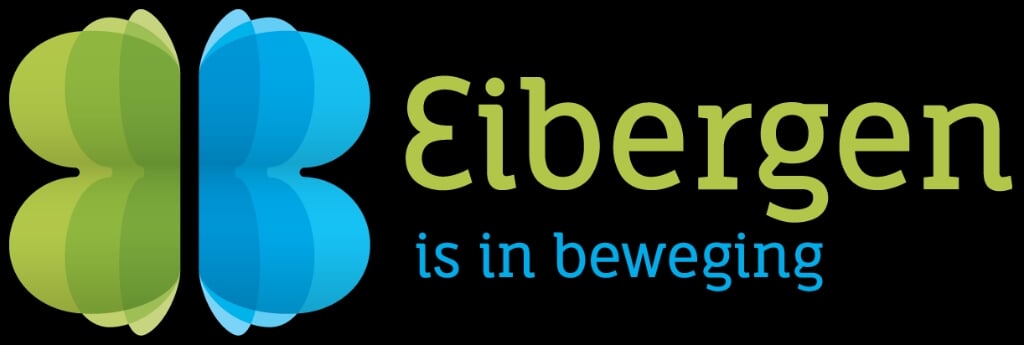 Het nieuwe logo: Eibergen is in beweging. Foto: PR